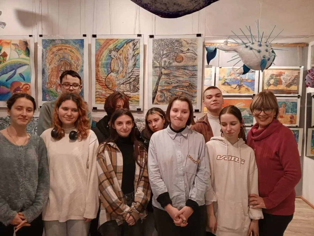 Экскурсия на выставку рисунков