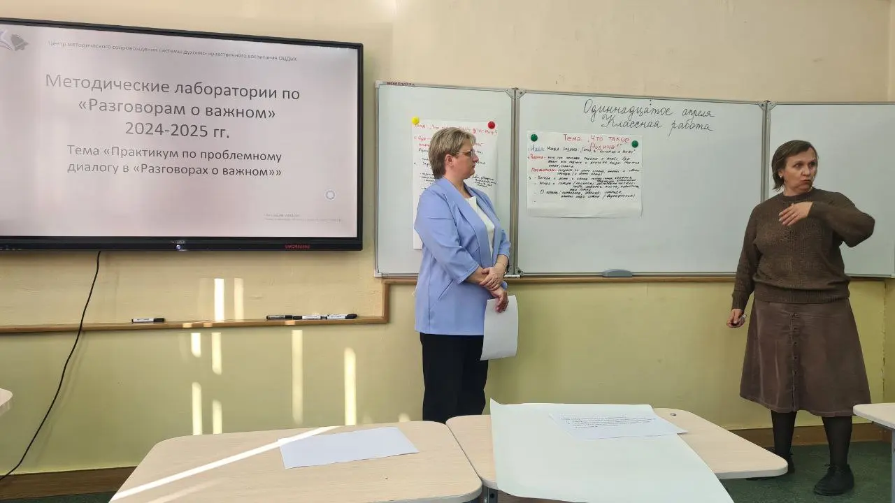 Практикум по проблемному диалогу в «Разговорах о важном»